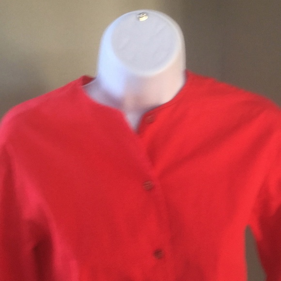 Vintage 1960's Red Women's Shirt S. Kerrybrooke - Picture 2 of 8